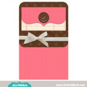 Library Pocket Bracket Card