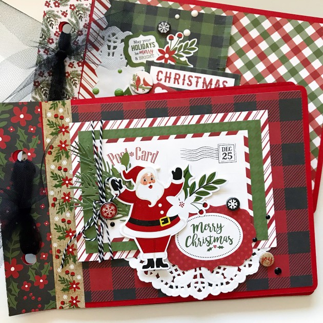 Christmas Card Mini Album with Brandie – Lori Whitlock