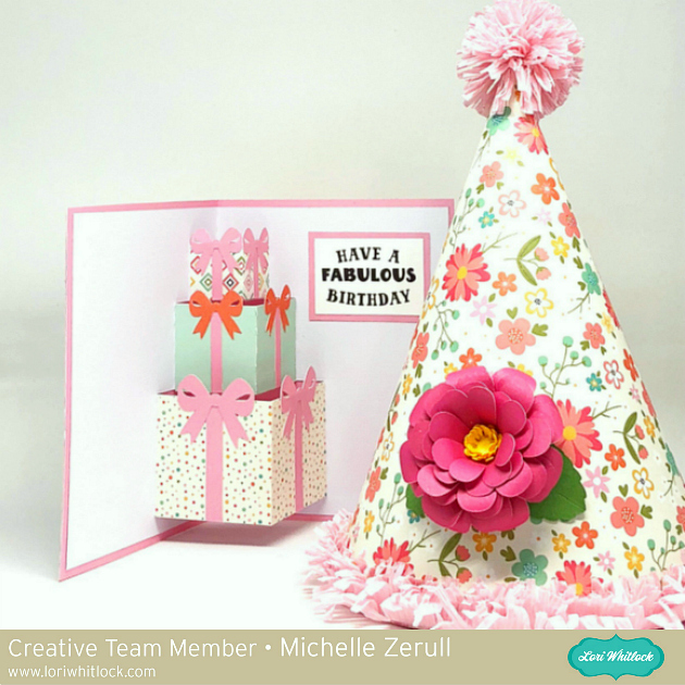 Paper Birthday Hat and Pop Up Card