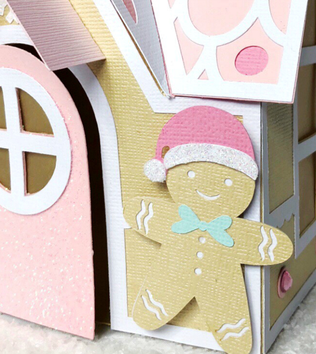 Pink Gingerbread Man closeup
