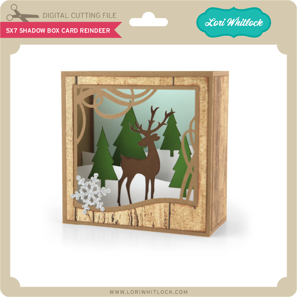 LW-5×7-Shadow-Box-Card-Reindeer – Lori Whitlock